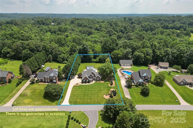 1236 James Farm Rd, Hickory, NC 28602 - view of property location with property boundaries highlighted