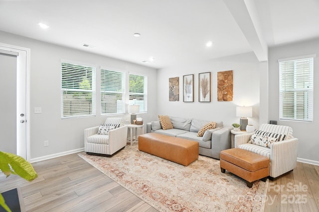 11246 Bartrams Way, Charlotte, NC 28278 - living room with wood finished floors and recessed lighting