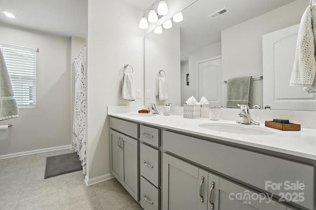 11246 Bartrams Way, Charlotte, NC 28278 - full bath featuring double vanity and baseboards