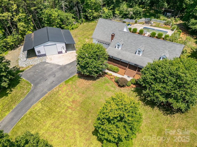 6811 Kluttz Rd, Concord, NC 28025 - view from above of property