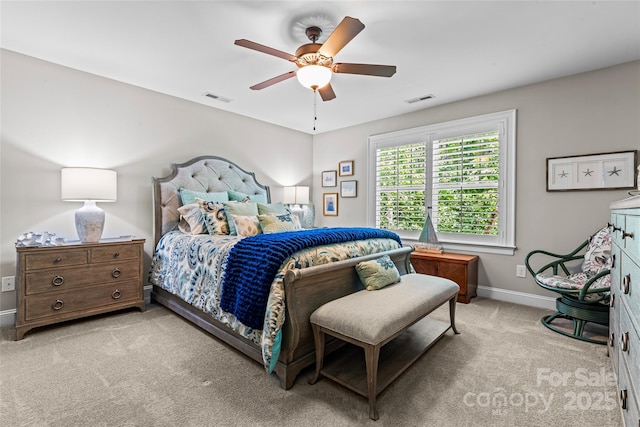 109 Trent Pines Dr, Mooresville, NC 28117 - bedroom featuring carpet and a ceiling fan