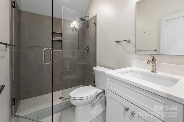 12 Fay Jones Ln, Black Mountain, NC 28711 - bathroom with vanity and a stall shower