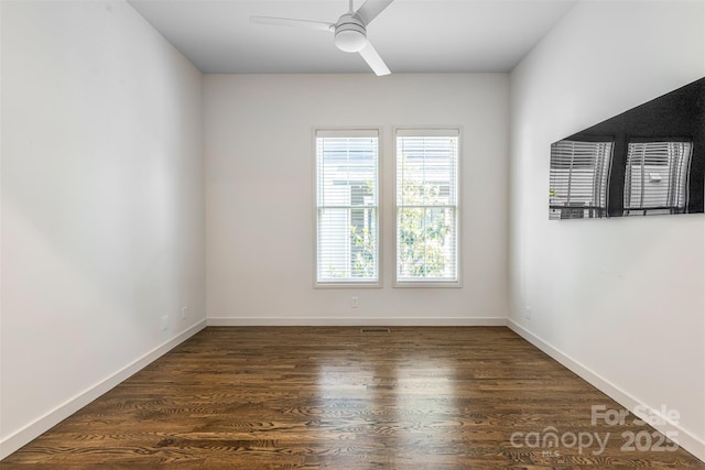 12 Fay Jones Ln, Black Mountain, NC 28711 - spare room with ceiling fan and wood finished floors