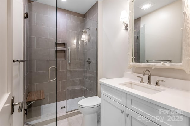 12 Fay Jones Ln, Black Mountain, NC 28711 - full bathroom featuring a shower stall and vanity