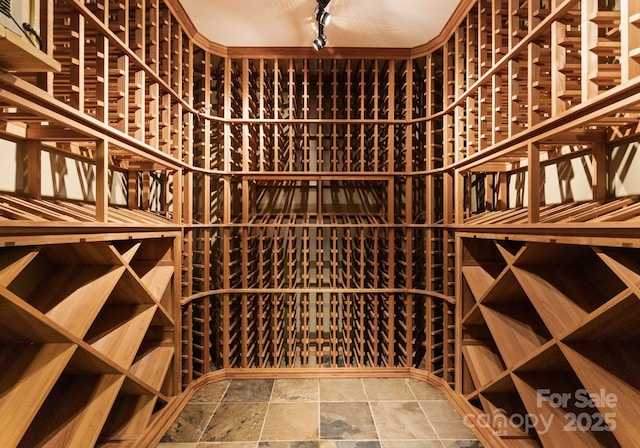 2324 Kingsmill Ter, Charlotte, NC 28270 - wine area featuring stone finish flooring