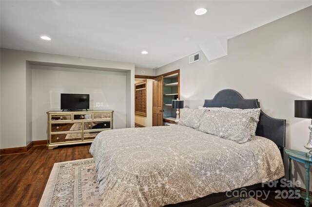 2045 Hogback Mountain Rd, Tryon, NC 28782 - bedroom featuring wood finished floors and recessed lighting