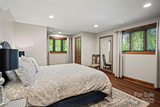 2045 Hogback Mountain Rd, Tryon, NC 28782 - bedroom featuring wood finished floors and recessed lighting