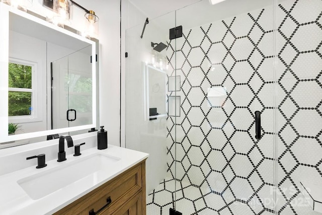 1426 Larkfield Ln, Charlotte, NC 28210 - full bathroom with a stall shower and vanity
