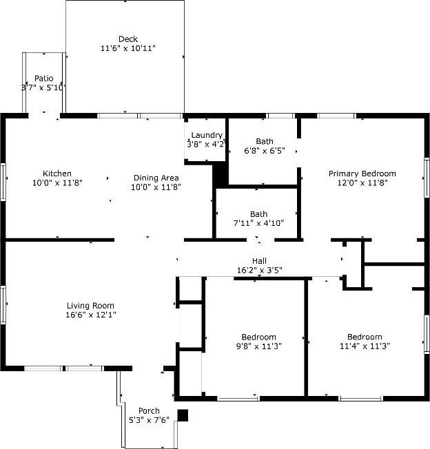 1426 Larkfield Ln, Charlotte, NC 28210 - view of room layout
