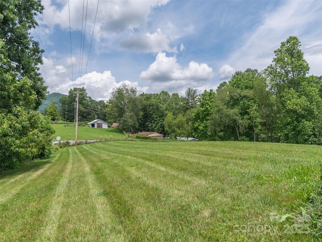 3355 Thickety Rd, Clyde, NC 28721 - view of grassy yard featuring a view of countryside