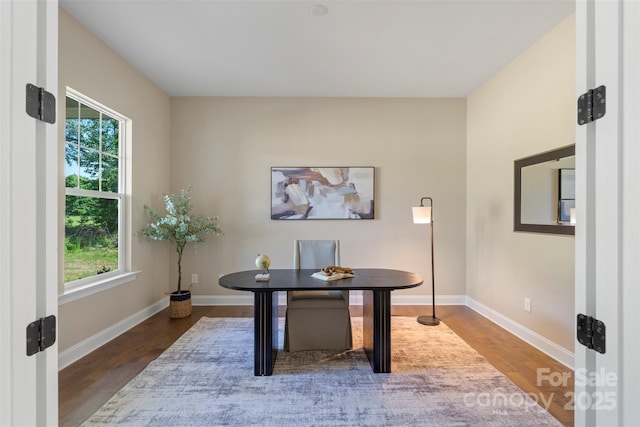 8680 Sherrills Ford Rd, Sherrills Ford, NC 28673 - home office featuring wood finished floors and plenty of natural light