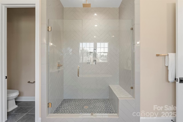 8680 Sherrills Ford Rd, Sherrills Ford, NC 28673 - bathroom with toilet and a shower stall