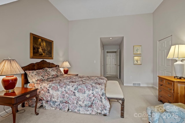 104 Overlook Dr, Flat Rock, NC 28731 - bedroom featuring light carpet and baseboards