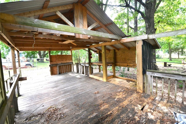 416 E Union St, Marshville, NC 28103 - view of wooden deck