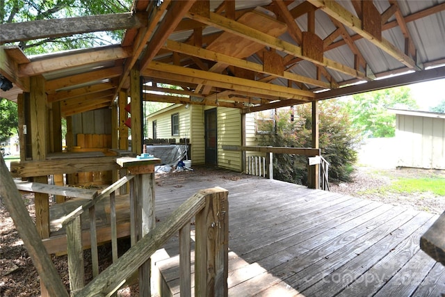 416 E Union St, Marshville, NC 28103 - view of wooden terrace