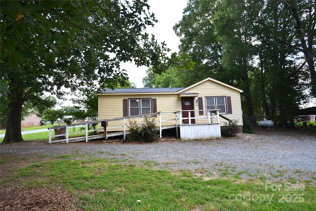 416 E Union St, Marshville, NC 28103 - manufactured / mobile home with a deck