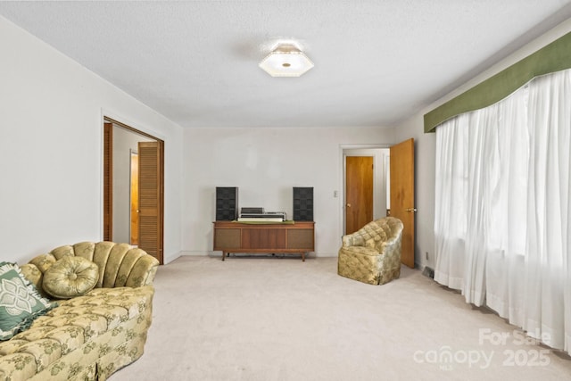 128 Howie St, Mount Holly, NC 28120 - living area with light carpet