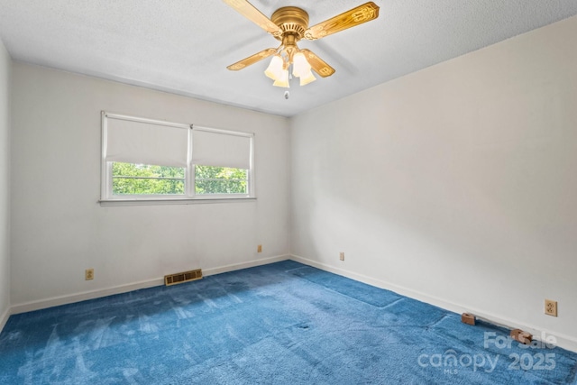 128 Howie St, Mount Holly, NC 28120 - empty room featuring carpet floors and ceiling fan