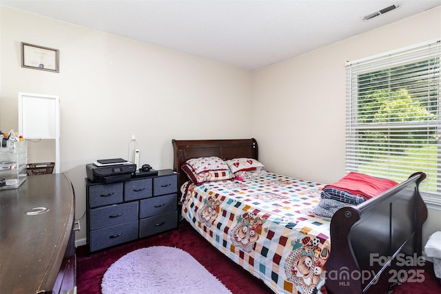 9520 Marshbrooke Rd, Matthews, NC 28105 - bedroom featuring dark carpet