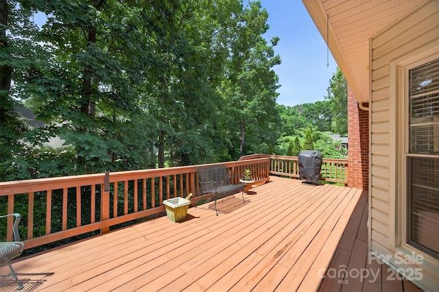 803 Woodmoore Ln, Kannapolis, NC 28081 - view of wooden deck