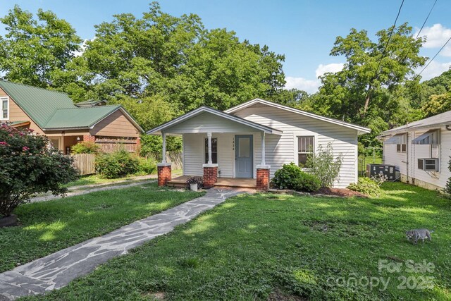1626 W Park Ave, Albemarle, NC 28001 - bungalow-style house with covered porch and cooling unit