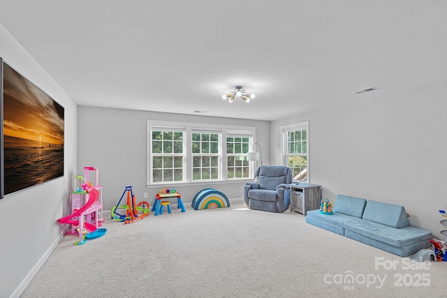 1335 Bryson Gap Dr, Fort Mill, SC 29715 - game room featuring carpet flooring and baseboards