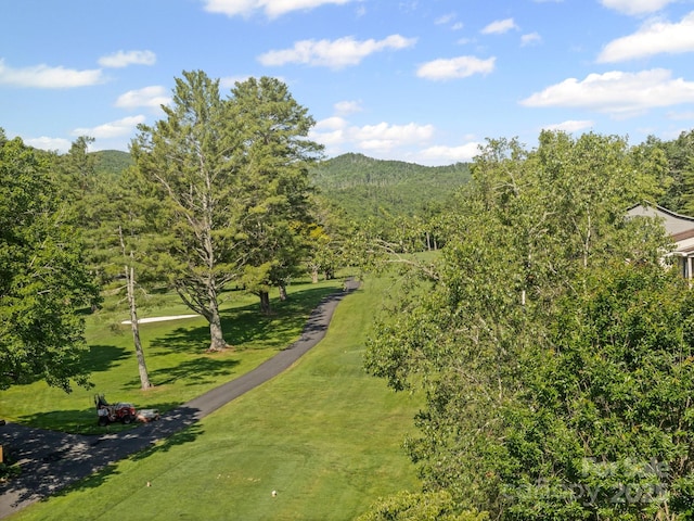 263 Fairway Ln Unit H, Spruce Pine, NC 28777 - mountain view featuring a heavily wooded area