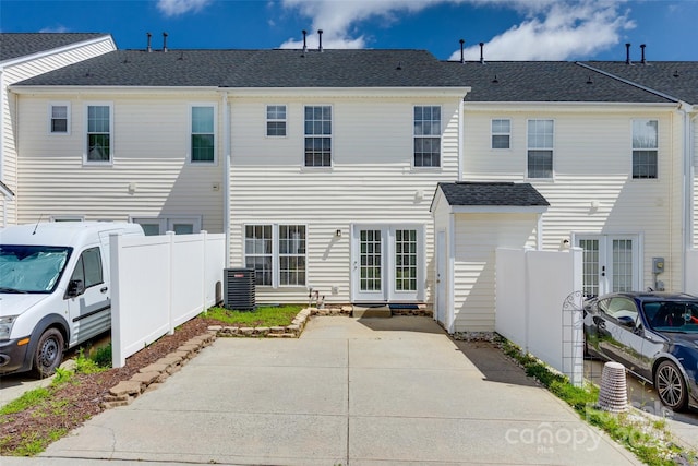 764 Atherton Way, Rock Hill, SC 29730 - back of property with french doors and a shingled roof