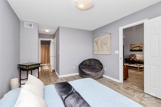 5980 Cougar Ln, Charlotte, NC 28269 - bedroom with wood finish floors