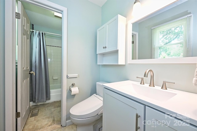 3729 Woodleaf Rd, Charlotte, NC 28205 - full bathroom featuring vanity and shower / tub combo
