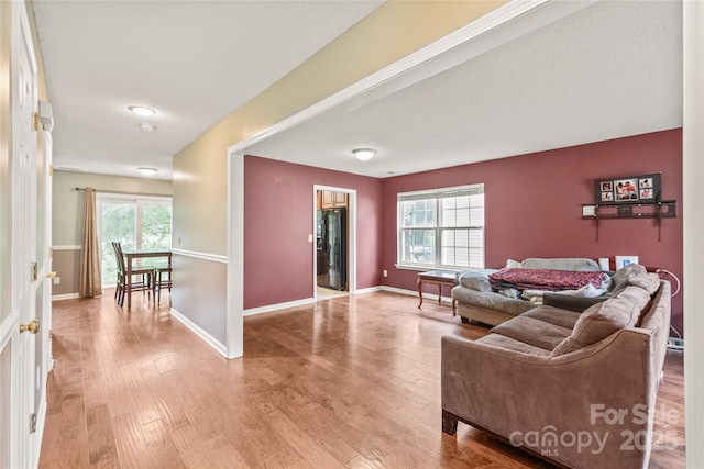 1276 Winding Path Rd, Clover, SC 29710 - living area featuring wood finished floors and plenty of natural light
