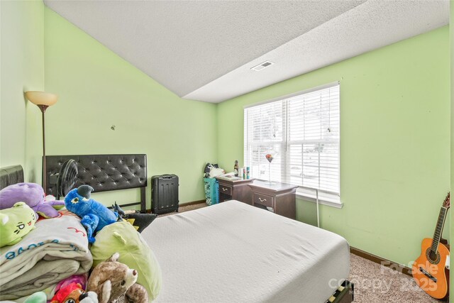 1276 Winding Path Rd, Clover, SC 29710 - carpeted bedroom featuring baseboards and a textured ceiling