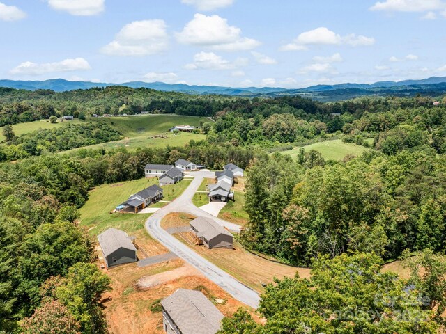 207 Walnut Branch Rd, Weaverville, NC 28787 - drone / aerial view of a forest and mountains