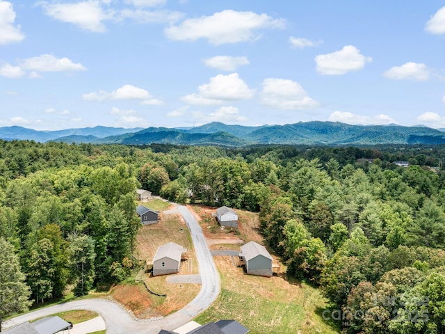 207 Walnut Branch Rd, Weaverville, NC 28787 - aerial view of a mountainous background