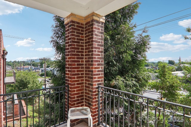 203 6th Ave W Unit 2A, Hendersonville, NC 28739 - view of balcony