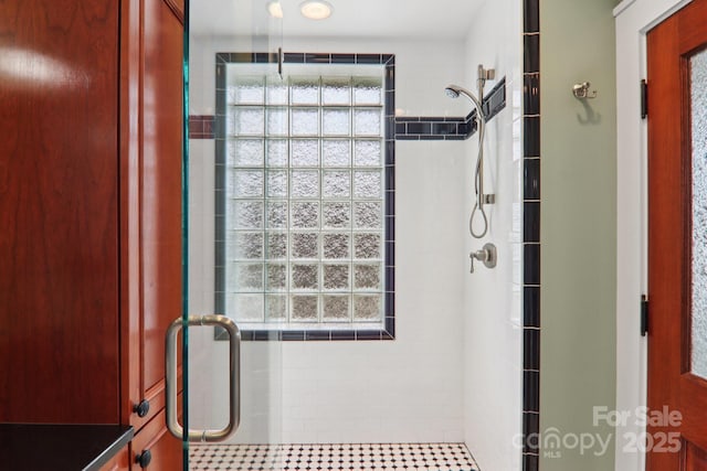 203 6th Ave W Unit 2A, Hendersonville, NC 28739 - full bathroom with a stall shower