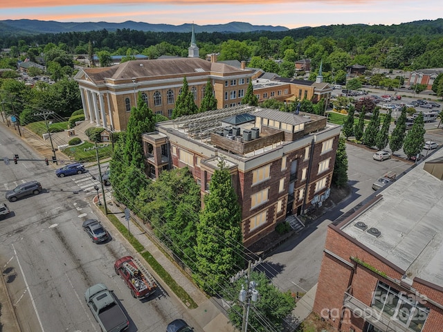 203 6th Ave W Unit 2A, Hendersonville, NC 28739 - bird's eye view of a mountain backdrop