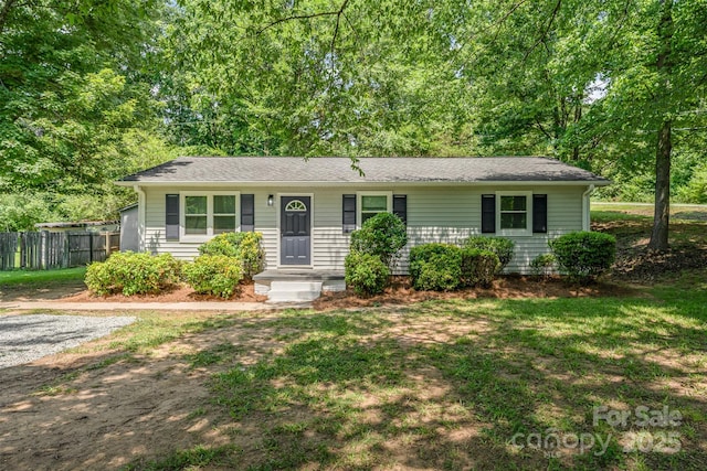 3724 Patricia Dr NW, Concord, NC 28027 - ranch-style house with a shingled roof