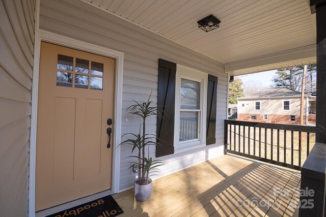 305 E Henry St, Belmont, NC 28012 - view of exterior entry with covered porch