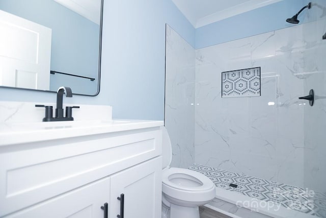 305 E Henry St, Belmont, NC 28012 - full bathroom with vanity and a marble finish shower