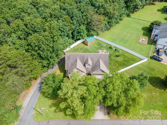 206 Taylor Cir, Granite Falls, NC 28630 - view from above of property