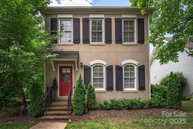 115 White Ash Dr Unit E, Asheville, NC 28801 - view of front facade featuring stucco siding