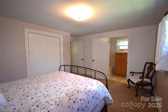 141 Azalea Dr, Connelly Springs, NC 28612 - carpeted bedroom featuring a closet