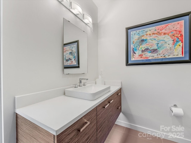 3306 Nancy Creek Rd, Charlotte, NC 28270 - bathroom with vanity and tile patterned floors