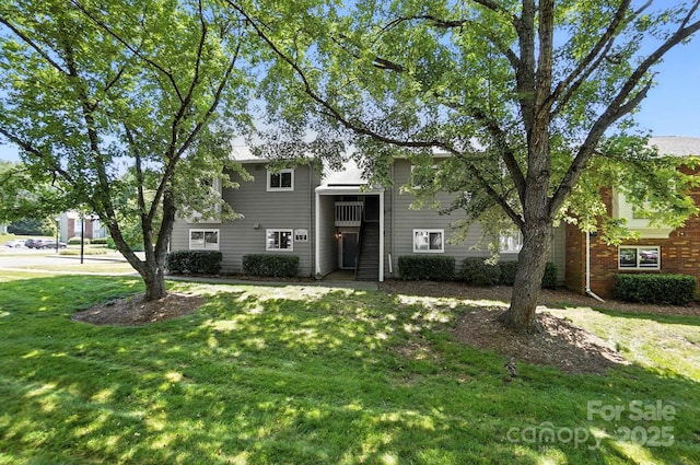 3020 Heathstead Pl Unit A, Charlotte, NC 28210 - view of front of home with a front yard