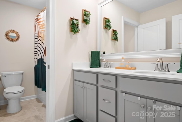 4116 Tory Path Rd, Waxhaw, NC 28173 - full bathroom with double vanity and toilet