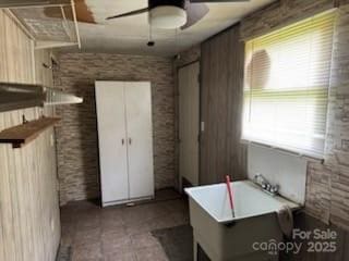 127 Hill St, Mooresboro, NC 28114 - office space with a ceiling fan and a sink