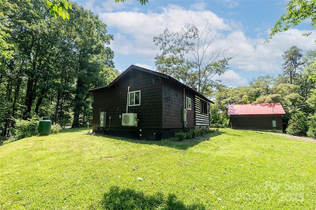 225 Wilderness Rd, Tryon, NC 28782 - view of side of home with a lawn
