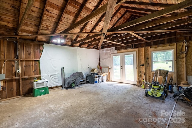 225 Wilderness Rd, Tryon, NC 28782 - garage featuring french doors