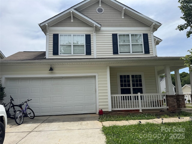 544 Sugar Tree Dr, Rock Hill, SC 29732 - view of front facade with a porch and driveway